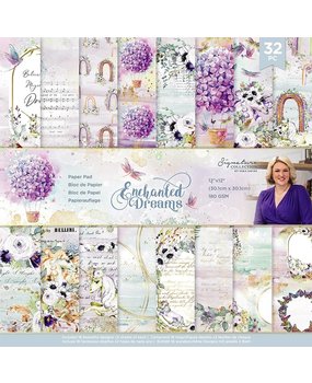 Crafter's Companion Enchanted Dreams 12x12 Inch Paper Pad (S-ED-PAD12) Crafter's Companion Enchanted Dreams 12x12 Inch Paper Pad (S-ED-PAD12)