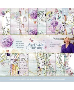 Crafter's Companion Enchanted Dreams 6x6 Inch Paper Pad (S-ED-PAD6) Crafter's Companion Enchanted Dreams 6x6 Inch Paper Pad (S-ED-PAD6)