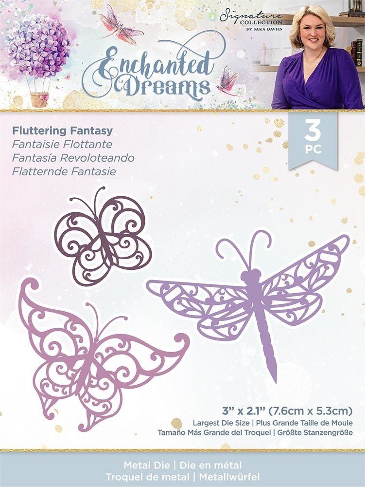 Crafter's Companion Enchanted Dreams Fluttering Fantasy Die (S-ED-MD-FLUTT) Crafter's Companion Enchanted Dreams Fluttering Fantasy Die (S-ED-MD-FLUTT)