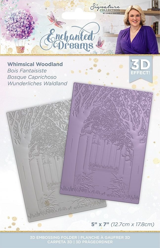 Crafter's Companion Enchanted Dreams Whimsical Woodland 5x7 Inch 3D Embossing Folder (S-ED-EF-3D-WHIM) Crafter's Companion Enchanted Dreams Whimsical Woodland 5x7 Inch 3D Embossing Folder (S-ED-EF-3D-WHIM)