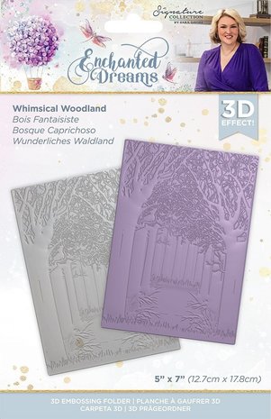 Crafter's Companion Enchanted Dreams Whimsical Woodland 5x7 Inch 3D Embossing Folder (S-ED-EF-3D-WHIM) Crafter's Companion Enchanted Dreams Whimsical Woodland 5x7 Inch 3D Embossing Folder (S-ED-EF-3D-WHIM)