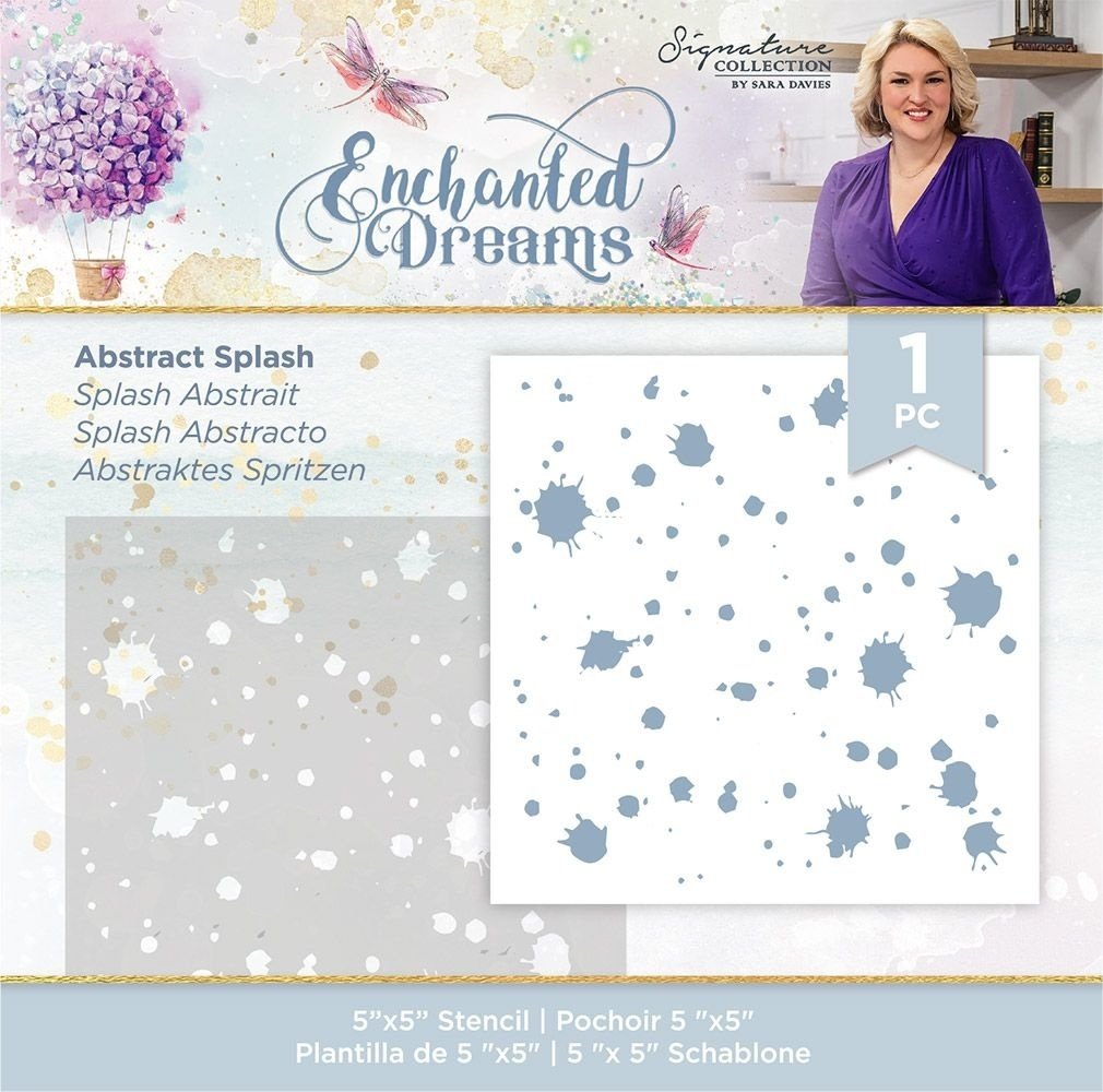 Crafter's Companion Enchanted Dreams Abstract Splash Stencils (S-ED-STEN-ABSP) Crafter's Companion Enchanted Dreams Abstract Splash Stencils (S-ED-STEN-ABSP)