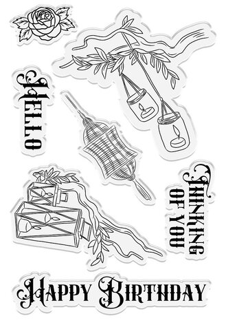 Crafter's Companion Belle Countryside Lumieres & Lanterns Clear Stamps (BELC-ST-CA-LUML) Crafter's Companion Belle Countryside Lumieres & Lanterns Clear Stamps (BELC-ST-CA-LUML)