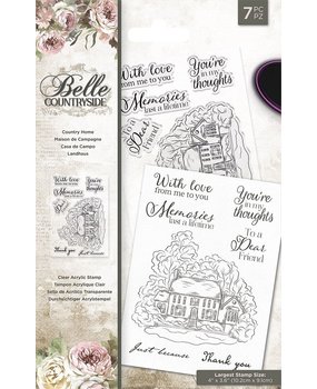 Crafter's Companion Belle Countryside Country Home Clear Stamps (BELC-ST-CA-COUH) Crafter's Companion Belle Countryside Country Home Clear Stamps (BELC-ST-CA-COUH)