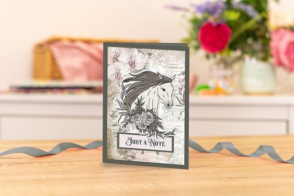 Crafter's Companion Belle Countryside Equine Elegance Stamp & Die (BELC-STD-EQEL) Crafter's Companion Belle Countryside Equine Elegance Stamp & Die (BELC-STD-EQEL)