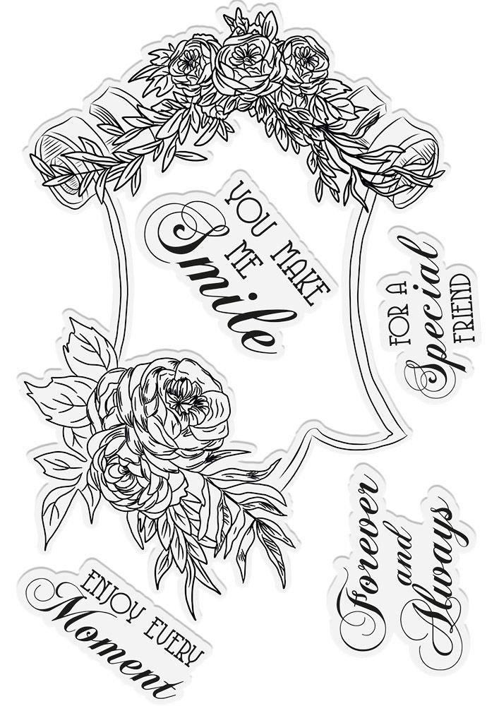 Crafter's Companion Belle Countryside Grande Frame Stamp & Die (BELC-STD-GRFR)