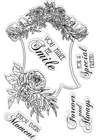 Crafter's Companion Belle Countryside Grande Frame Stamp & Die (BELC-STD-GRFR)