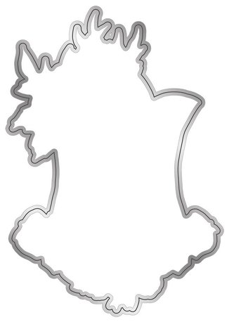 Crafter's Companion Belle Countryside Grande Frame Stamp & Die (BELC-STD-GRFR)