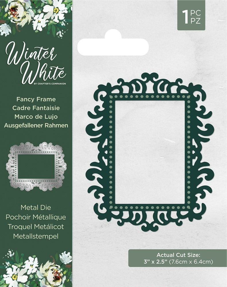 Crafter's Companion Winter White Fancy Frame Die (WW-MD-FANFRA) Crafter's Companion Winter White Fancy Frame Die (WW-MD-FANFRA)