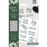 Crafter's Companion Winter White Winter Blessings Clear Stamps (WW-ST-CA-WINBLES)