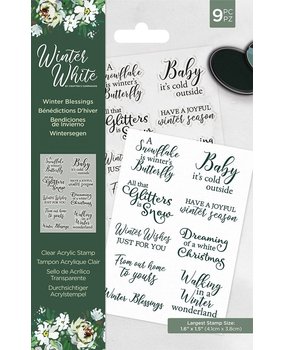Crafter's Companion Winter White Winter Blessings Clear Stamps (WW-ST-CA-WINBLES) Crafter's Companion Winter White Winter Blessings Clear Stamps (WW-ST-CA-WINBLES)