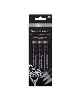 Spectrum Noir Metallic Paint Markers Quicksilver (SN-MTPM-SIL3) Spectrum Noir Metallic Paint Markers Quicksilver (SN-MTPM-SIL3)