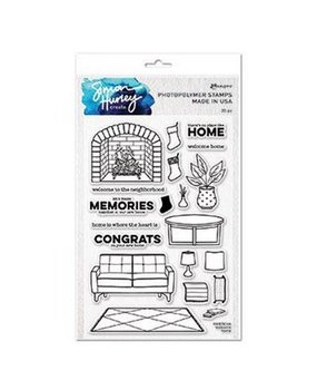 Simon Hurley Create Welcome Home Clear Stamps (HUR78166)
