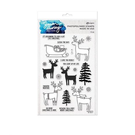 Simon Hurley Create Oh Deer! Clear Stamps (HUR78975)