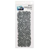 Simon Hurley Create Slimline Bold Blossoms Background Cling Stamps (HUR77954)
