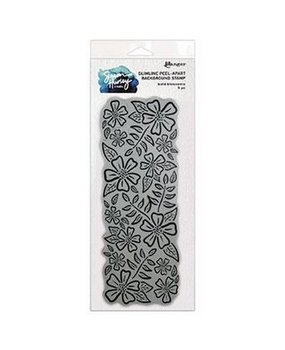 Simon Hurley Create Slimline Bold Blossoms Background Cling Stamps (HUR77954) Simon Hurley Create Slimline Bold Blossoms Background Cling Stamps (HUR77954)