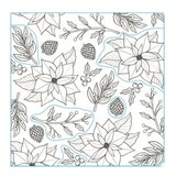 Simon Hurley Create Festive Florals Background Cling Stamps (HUR78982)