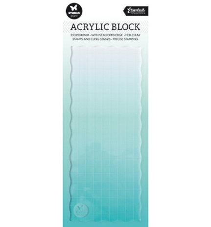 Studio Light Acrylic Stamp Block 22x9 cm (SL-ES-ASB01)