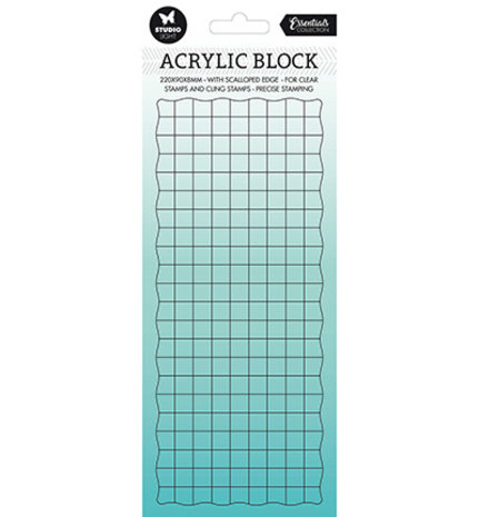 Studio Light Acrylic Stamp Block 22x9 cm (SL-ES-ASB01)