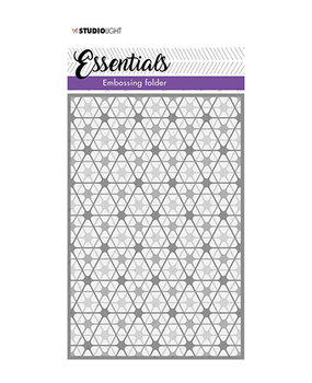 Studio Light 3D Embossing Folder Double Diamond Stripes (SL-ES-EMB06)