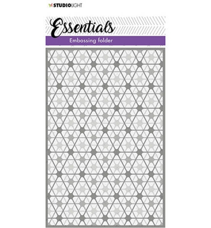 Studio Light 3D Embossing Folder Double Diamond Stripes (SL-ES-EMB06)