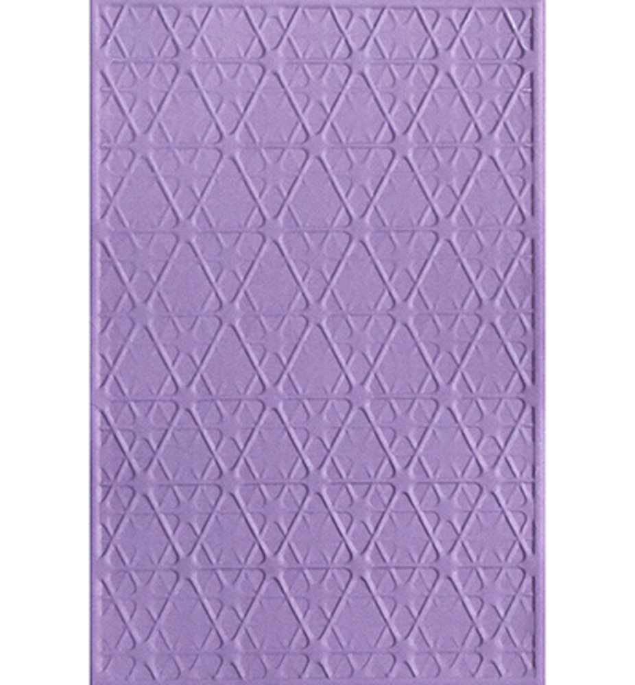 Studio Light 3D Embossing Folder Double Diamond Stripes (SL-ES-EMB06)