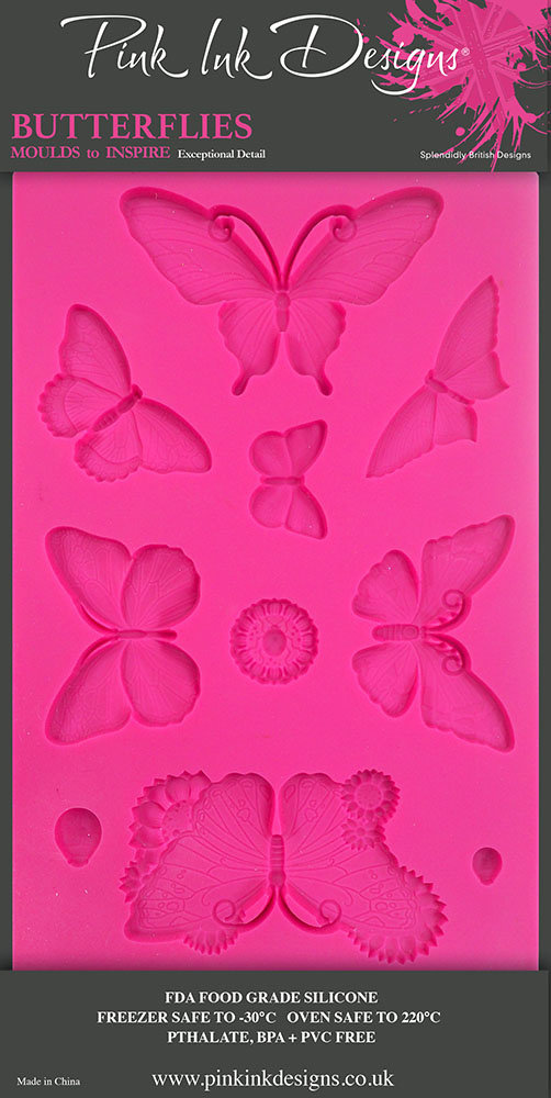Pink Ink Designs Butterflies Silicone Mould (PIM003) Pink Ink Designs Butterflies Silicone Mould (PIM003)