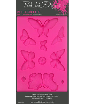 Pink Ink Designs Butterflies Silicone Mould (PIM003) Pink Ink Designs Butterflies Silicone Mould (PIM003)