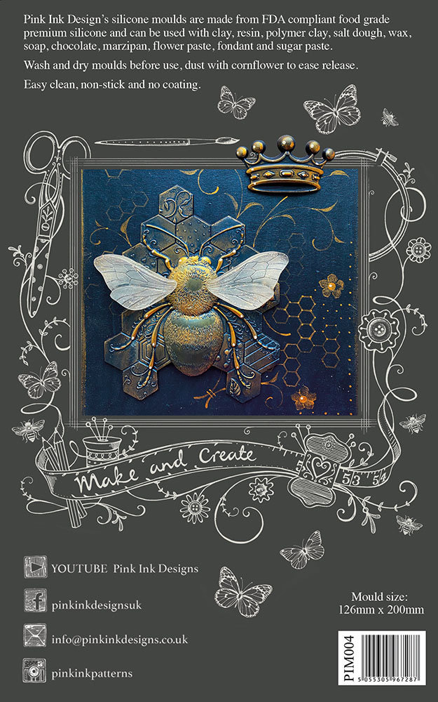 Pink Ink Designs The Honey Maker Silicone Mould (PIM004)