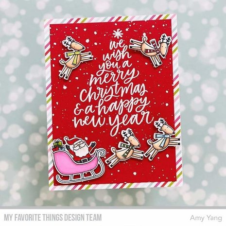 My Favorite Things Happy Ho-Ho-Holidays Clear Stamps (CS-613)