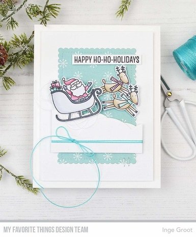 My Favorite Things Happy Ho-Ho-Holidays Clear Stamps (CS-613)