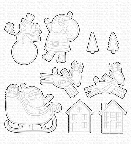 My Favorite Things Die-namics Happy Ho-Ho-Holidays (MFT-2115)