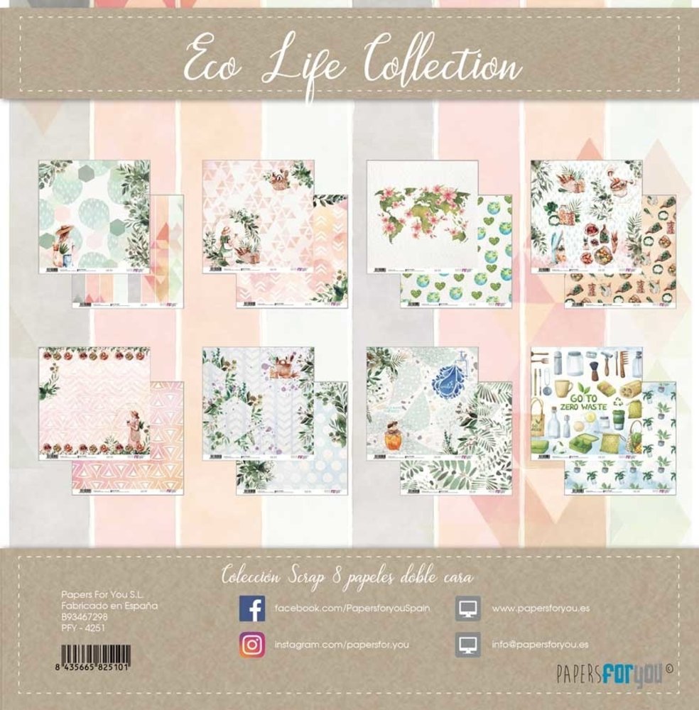 Papers For You Eco Life 12x12 Inch Paper Pack (8pcs) (PFY-4251)