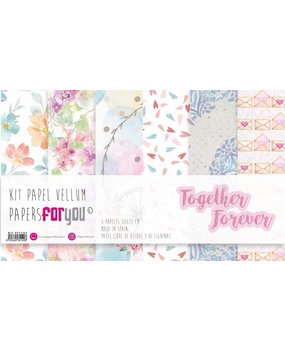 Papers For You Together Forever 12x12 Inch Vellum Pack (6pcs) (PFY-4414)* Papers For You Together Forever 12x12 Inch Vellum Pack (6pcs) (PFY-4414)*