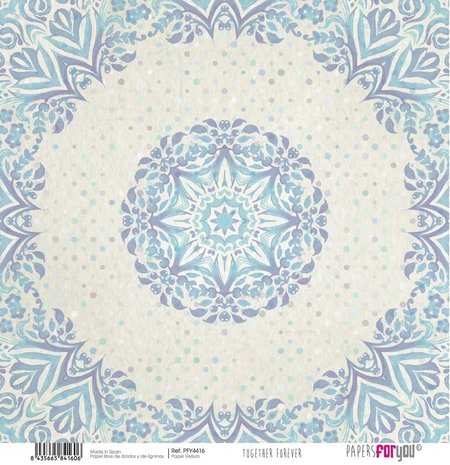 Papers For You Together Forever 12x12 Inch Vellum Pack (6pcs) (PFY-4414)