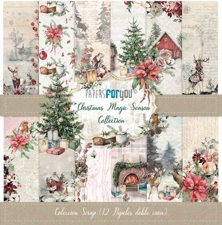 Papers For You Christmas Magic Season 12x12 Inch Paper Pack (12pcs) (PFY-4273) Papers For You Christmas Magic Season 12x12 Inch Paper Pack (12pcs) (PFY-4273)