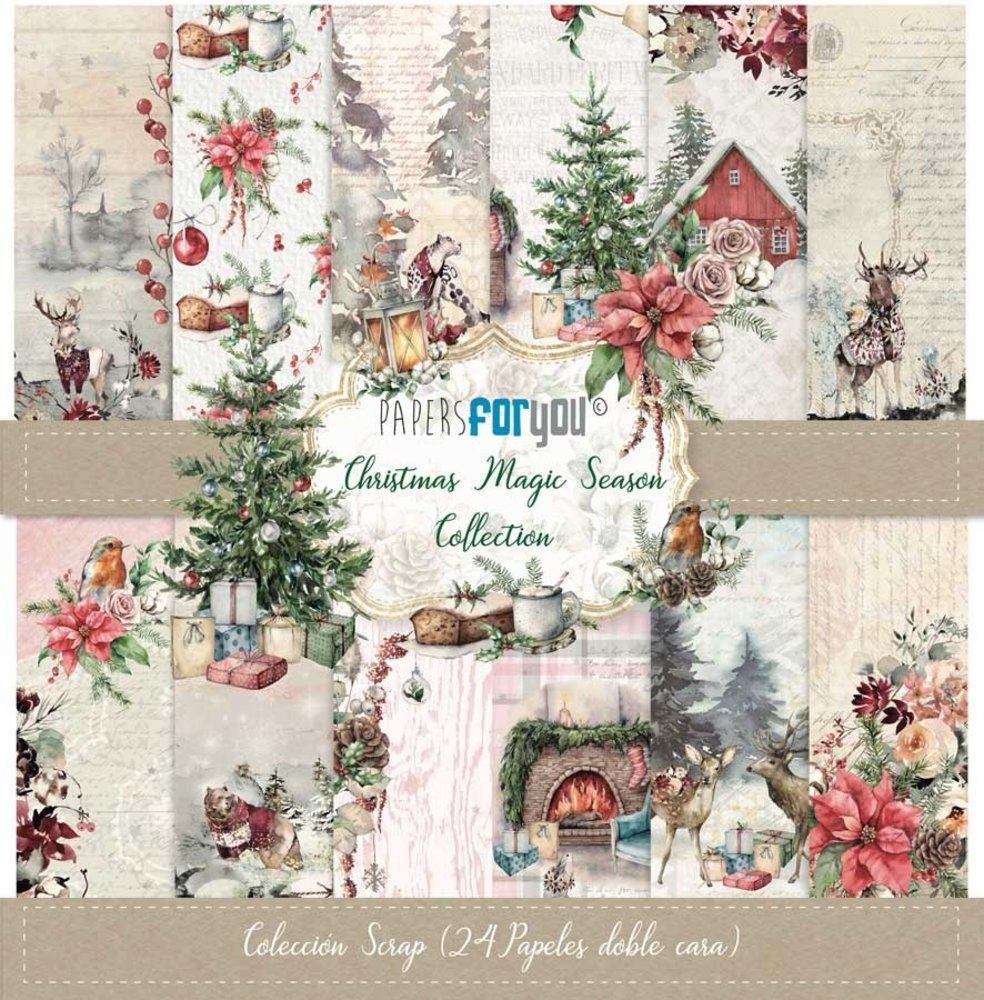 Papers For You Christmas Magic Season 6x6 Inch Paper Pack (24pcs) (PFY-4398) Papers For You Christmas Magic Season 6x6 Inch Paper Pack (24pcs) (PFY-4398)