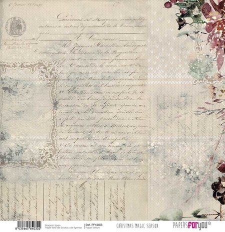 Papers For You Christmas Magic Season 12x12 Inch Vellum Pack (6pcs) (PFY-4400)