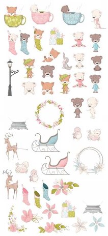 Papers For You Sweet Christmas Die Cuts (PFY-4505) Papers For You Sweet Christmas Die Cuts (PFY-4505)