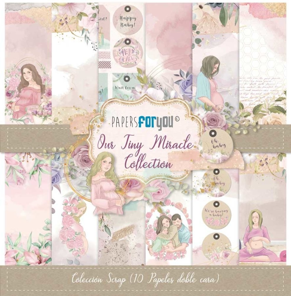 Papers For You Our Tiny Miracle 12x12 Inch Paper Pack (10pcs) (PFY-4385) Papers For You Our Tiny Miracle 12x12 Inch Paper Pack (10pcs) (PFY-4385)