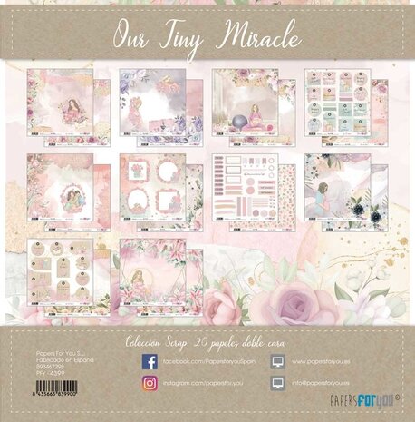 Papers For You Our Tiny Miracle 6x6 Inch Paper Pack (20pcs) (PFY-4399) Papers For You Our Tiny Miracle 6x6 Inch Paper Pack (20pcs) (PFY-4399)