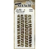 Stampers Anonymous Tim Holtz Threads Layered Layering Stencil (THS045)