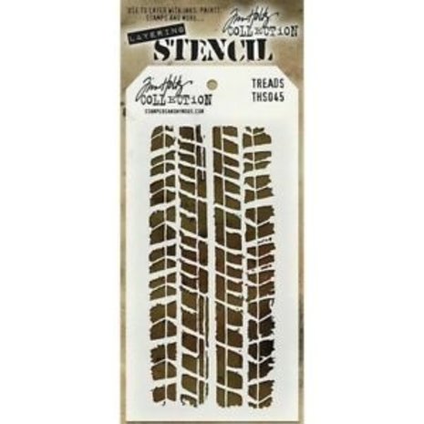 Stampers Anonymous Tim Holtz Threads Layered Layering Stencil (THS045) Stampers Anonymous Tim Holtz Threads Layered Layering Stencil (THS045)
