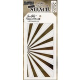 Stampers Anonymous Tim Holtz Shifter Rays Layered Layering Stencil (THS126)