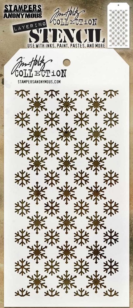 Stampers Anonymous Tim Holtz Flurries Layered Layering Stencil (THS151) Stampers Anonymous Tim Holtz Flurries Layered Layering Stencil (THS151)