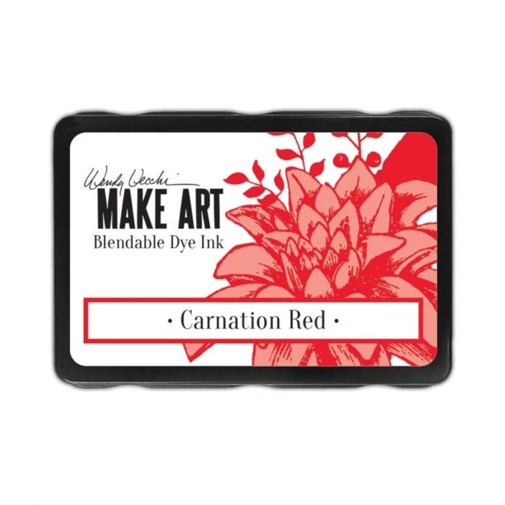 Ranger Wendy Vecchi Make Art Blendable Dye Ink Pad Carnation Red (WVD64312) Ranger Wendy Vecchi Make Art Blendable Dye Ink Pad Carnation Red (WVD64312)