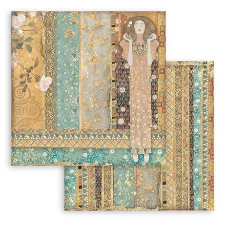 Stamperia Klimt 12x12 Inch Paper Pack (SBBL97) Stamperia Klimt 12x12 Inch Paper Pack (SBBL97)