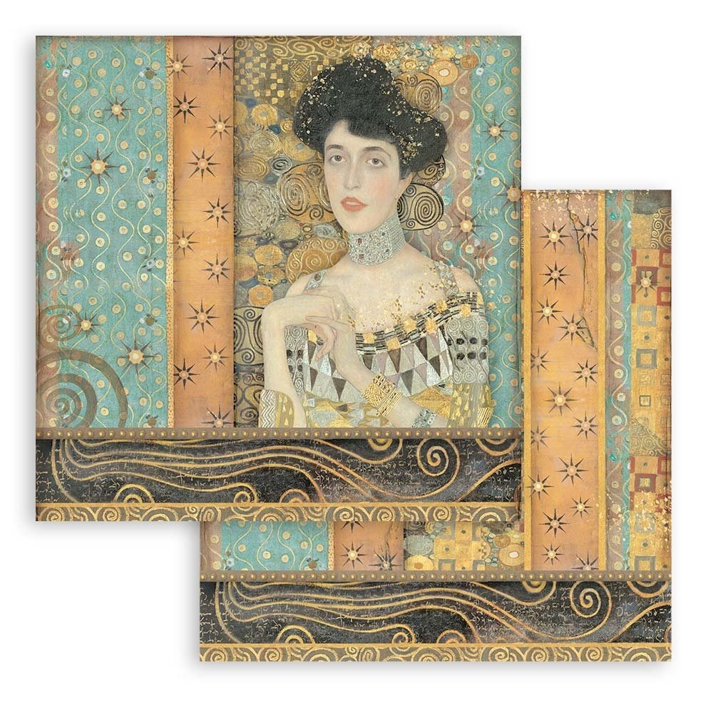 Stamperia Klimt 12x12 Inch Paper Pack (SBBL97) Stamperia Klimt 12x12 Inch Paper Pack (SBBL97)