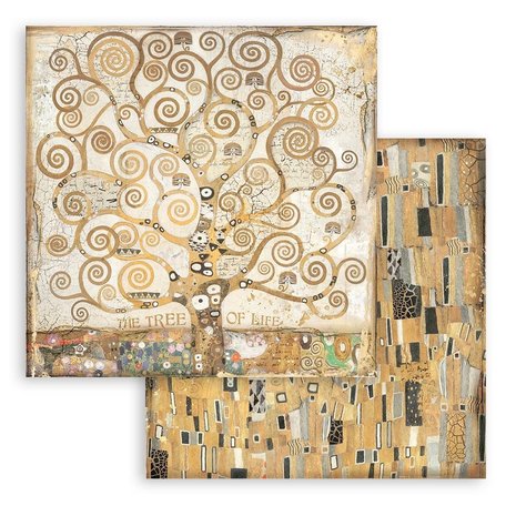 Stamperia Klimt 6x6 Inch Paper Pack (SBBXS09) Stamperia Klimt 6x6 Inch Paper Pack (SBBXS09)