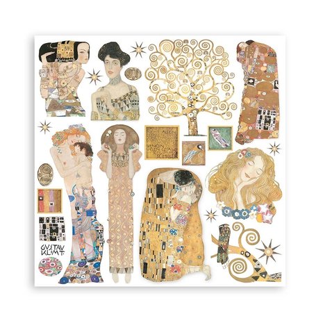 Stamperia Klimt 6x6 Inch Paper Pack (SBBXS09) Stamperia Klimt 6x6 Inch Paper Pack (SBBXS09)